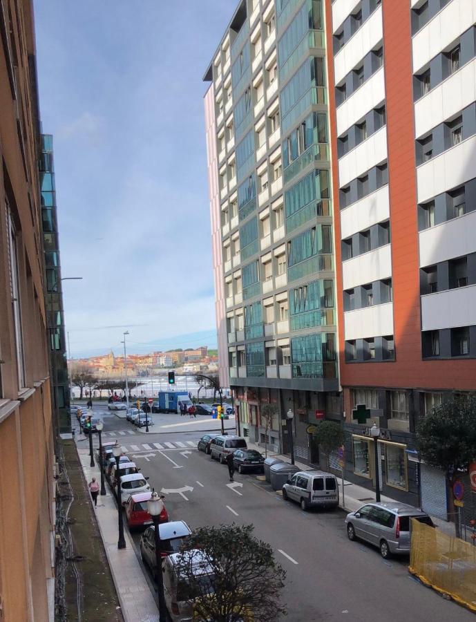 Piso Playa Gijon Lejlighed Eksteriør billede